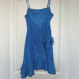 Blue Polka Dot Dress